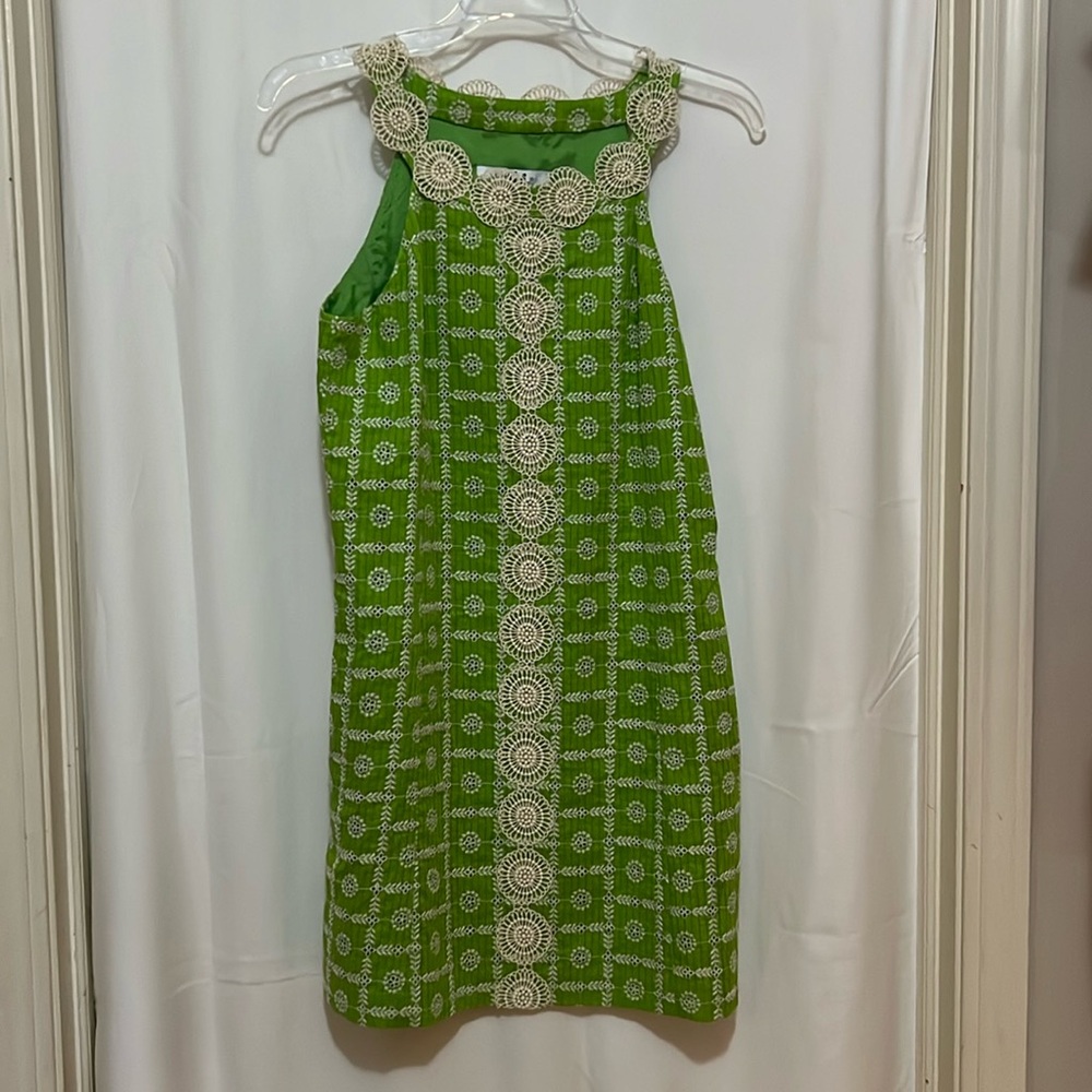 Tibi embroidered dress with pockets